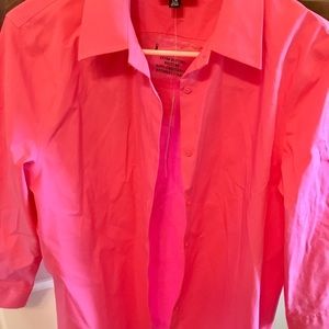 Jones New York Signature pink shirt NWT